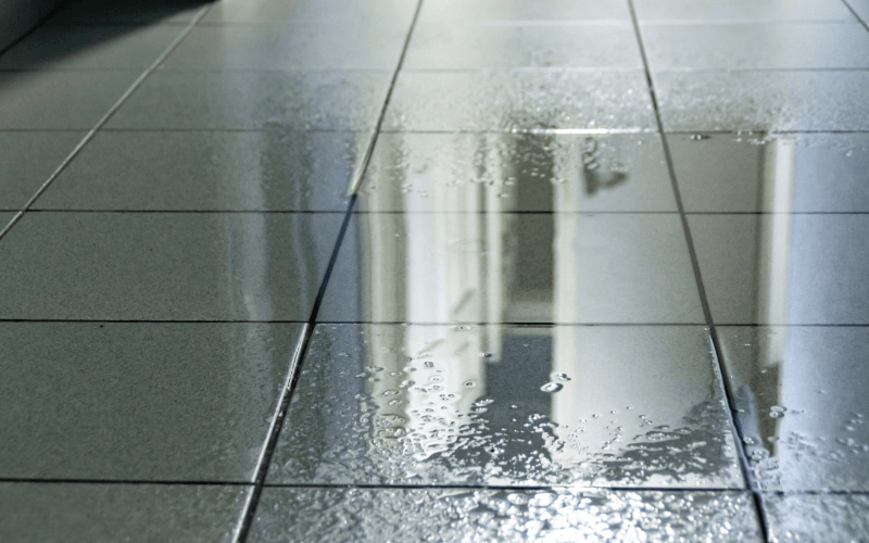 How to Fix Water Damage Under Tile Floor?